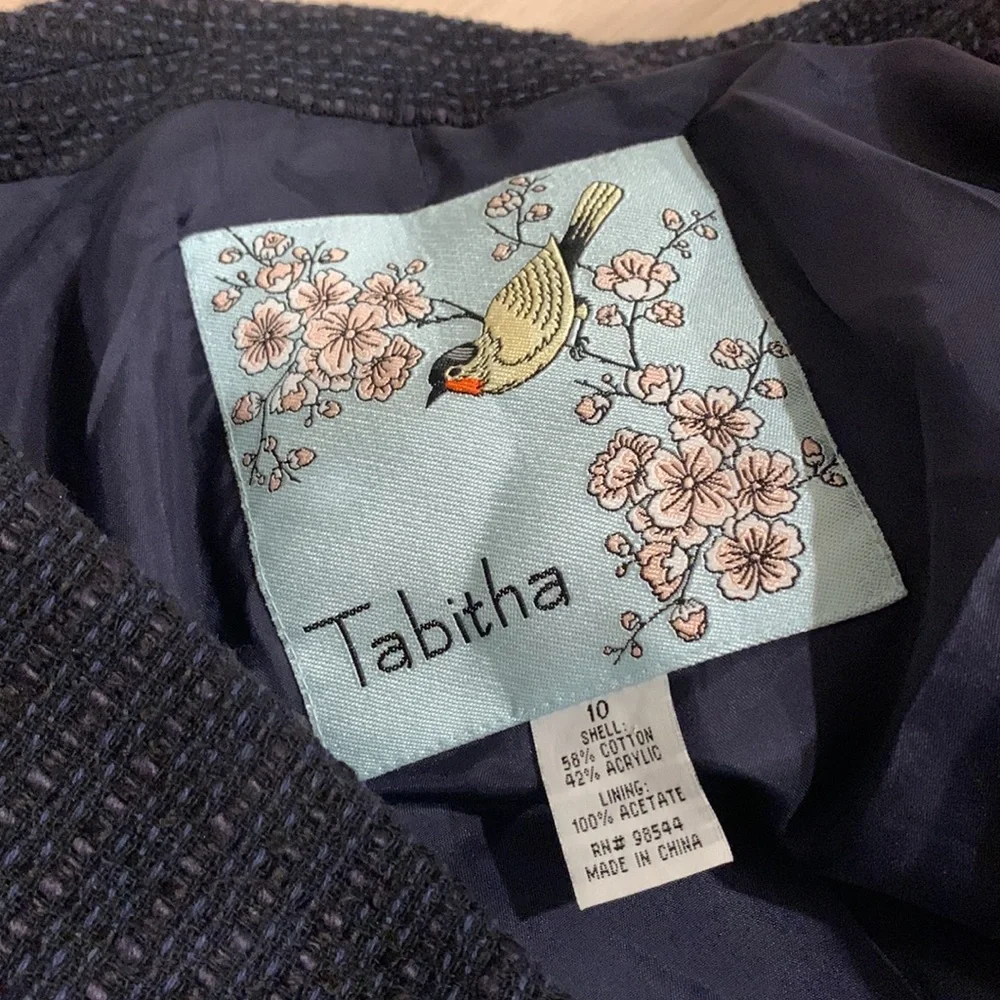 ✨ Vintage Anthropologie Cropped Tweed Blazer - Picture 5 of 8